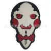 Parches de Halloween de PVC de goma blanda transfronterizos, accesorios de muñeca plana, decoraciones para llaveros, componentes de adorno para bricolaje
