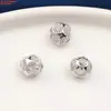 Prata Esterlina Epóxi Estrela de Cinco Pontas Corrente de Cauda Contas Espaçadoras Prata Lisa Branca Padrão Martelo Coração Escovado Pingente Acessórios Material DIY