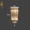 Columna Romana Estilo Europeo Talla en Madera Maciza Decoración Sencilla Estilo Europeo Cabeza de Columna Estilo Chino Viga de Soporte Almohadilla para Viga de Soporte Mueble Chimenea Armario