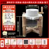 Moinho de pedra pequeno doméstico pequeno retrô máquina de moer manual de empurrar para leite de soja tofu jardim de infância moinho de grafite verde cânhamo antigo