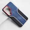Adecuado para Funda de Teléfono Móvil Samsung S26Ultra, Funda Protectora de Moda S25+, Cuero Liso S25Edge Mate S24Ultra