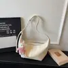 Bolso de moda para ir al trabajo para mujer, Primavera 2026, Bolso de hombro casual, Bolso cruzado tipo 'dumpling' de color sólido de gran capacidad