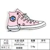 Bordado de computadora logo letra inglesa zapatos accesorios de ropa accesorios DIY parche insignia de bordado parche parche tela pegatina