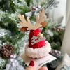 Nueva horquilla de alce navideña, tocado, horquilla, accesorio navideño para el cabello, linda cornamenta de peluche para niña, decoración navideña