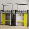 Cama de Apartamento Universitario Escalera de Dos Peldaños Personal Escolar Estudiante de Posgrado Cama de Dormitorio Mesa Inferior Combinación Integrada