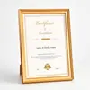 Moldura para Foto de Certificado de Honra Placa de Autorização de Agente Franquiado Moldura Personalizada para Foto Moldura de Exibição de Prêmio Suporte de Exibição de Prêmio
