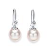 RAKOL, pendientes creativos de moda coreana con forma de rosa y perlas para mujer, pendientes de temperamento exquisito para vestido de fiesta nupcial