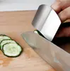 Protetor de Dedo em Aço Inoxidável para Cortar Legumes, Protetor de Dedo para Uso na Cozinha, Ferramenta de Mão Anti-Corte