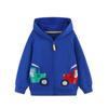 Suministro Transfronterizo de Ropa Infantil 26 Nuevos Estilos de Otoño Chaqueta Cardigan para Niños Sudadera con Capucha Estampado de Coche de Dibujos Animados para Niños Pequeños