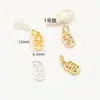 Accesorios de Colgante para Pulsera de Conservación de Color Chapados en Oro de 18 Quilates, Colgante de Ábaco de la Paz, Accesorios de Cuentas para Pulsera DIY, Amuleto de la Fortuna