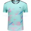 Nueva uniformidad de bádminton YY, manga corta para hombre y mujer, secado rápido, transpirable, ropa deportiva, uniformidad de competición de tenis y tenis de mesa, disponible para compra en grupo