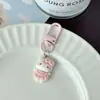 Llavero de Resina Gato Cuerpo Completo Lindo Dibujo Animado Colgante Llavero de Estudiante Bolso Escolar Colgante de Bolsa Regalo Decorativo