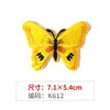 Tecido Bordado Colorido Borboleta Aplique para Colar Jaqueta Jeans Reparo de Buraco Aplique Artesanal DIY Acessórios de Vestuário Aplique Decorativo