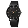 Relojes para Hombre Más Vendidos en Comercio Electrónico Transfronterizo, Relojes para Hombre con Correa de Malla Simples y Modernos, Relojes de Cuarzo al por Mayor