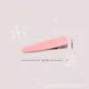 Clip Lateral Brillante Tendencia Estilo Coreano Color Caramelo Sólido Verano 6.5cm Material para Manualidades DIY Accesorio para Pasador