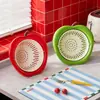 Cesta Escorredora de Maçã Fofa, Utensílio de Lavagem de Frutas de Camada Dupla, Cesta de Frutas para Cozinha e Casa, Bacia para Lavar Legumes, Alto Valor Estético, Modelo Novo
