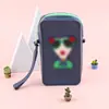 Nova bolsa de silicone para retrato divertida transfronteiriça, bolsa transversal à prova d'água, bolsa de mão portátil para celulares, chaves e moedas, em estoque