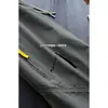 Calças casuais de softshell elásticas, resistentes à água, à prova de vento e à prova de choque, marca americana de moda de rua, corte reto e solto, calças compridas para esportes ao ar livre, calças masculinas de outono