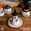 Taza de vela de cerámica personalizada para Halloween decoración de calabaza adorno navideño portavelas hueco peculiar y único