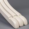 Tienda de Ropa Percha Blanca Leche Tienda de Ropa para Mujer Especial de Madera Soporte para Ropa Engrosado y Engrosado de Alta Gama Antideslizante Percha con Pinza para Pantalones