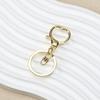 Chaveiro KC Golden Lobster de 8 Palavras Chaveiro de Metal Argola para Chave de Carro Gancho para Bagagem Roupas Fivela Acessórios de Joalheria