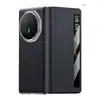 Funda protectora adecuada para el teléfono Honor MagicV6 con ventana de vista inteligente, tapa abatible, soporte plegable MagicV con 40% de descuento, funda de cuero anticaídas