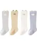 Calcetines para bebé, calcetines hasta la rodilla, calcetines largos para niños y niñas, diseños de dibujos animados para bebés pequeños, venta al por mayor y dropshipping, lindos calcetines para bebé para recién nacidos