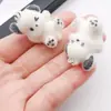 Accesorios de Resina de Perro Animal 3D Afelpado Llavero de Dibujos Animados Colgante de Joyería Hecha a Mano Venta Caliente Transfronteriza