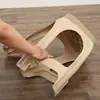 Taburete de plástico para adultos, goma engrosada, apto para uso doméstico, silla de comedor para sala de estar, taburete alto, mesa de centro, taburete bajo pequeño para niños, banco de plástico