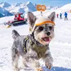 Casco popular transfronterizo para perro y gato en motocicleta, apto para actividades al aire libre, con diseño que cubre las orejas