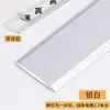 Tira Plana de Listones de Aleación de Aluminio Fondo de Pared Tira de Borde Decorativa Metálica Panel de Pared Junta de Mármol Tira de Junta