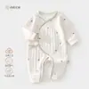 Roupas para Bebê Recém-Nascido Classe A Algodão Puro Primavera e Outono Roupas de Borboleta para Recém-Nascido Macacão Pijama para Bebê Recém-Nascido