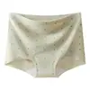 2026 Pantalones de Seda de Morera y Seda de Leche Sin Costuras Extendido y Ensanchado 10A Entrepierna Antibacteriana Estampado Trasero de Durazno Ropa Interior Guangdong en Stock