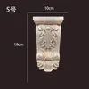 Columna Romana Estilo Europeo Madera Maciza Tallada Decoración Sencilla Estilo Europeo Cabeza de Columna Estilo Chino Viga de Soporte Soporte de Viga Almohadilla Gabinete de Chimenea Metabo