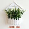 Pendente Decorativo de Parede Cesta de Flores Criativa Cesta Suspensa de Flores Artificiais Parede da Sala de Estar de Casa Parede do Quarto Acessórios de Parede