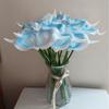 Mini flor de cala de PU, flor de cala para boda, flor de simulación para decoración del hogar, venta al por mayor
