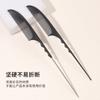 Peine Profesional de Peluquería de Cola Puntiaguda Media Luna Empuje Manual Peine Corrugado Aguja de Acero Peine de Estilismo Maquillaje Recogido Disco para el Cabello Cono para el Cabello Fibra de Carbono