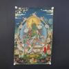 Venta al por mayor de fábrica núcleo de pintura antigua nostálgica seda de Nepal Tangka sin marco bordado thangka estatua de Buda pintura colgante