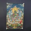 Fábrica de Pintura Pendurada de Estátua de Buda Guanyin Bordada em Tanka Atacado Núcleo de Pintura Mandala Antiga Seda Nepalesa Tanka Sem Moldura