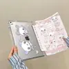 Funda de animal de postre de dibujos animados adecuada para iPad Air 8/7, mini 7, Y-fold Pro 13 de alta transparencia