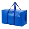 Saco de PE tecido transfronteiriço novo de grande capacidade espessado para armazenamento de roupas de dormitório saco de embalagem para colchas de algodão domésticas para mudança