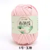 Línea de hilo de tela al por mayor de fábrica Hyun-A con gancho hecho a mano material DIY bolsa línea de tela de color al por mayor en stock