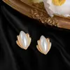 Pendientes de Aura de Hada Estilo Antiguo Sentido de Diseño de Nicho Temperamento de Alta Clase Pendientes de Botón Más Vendidos Estilo Bosque Accesorios de Pendientes Súper de Hada Pendientes Estilo Nuevo Chino