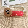 Estilo Coreano Pelúcia Longo Cachorro Desenho Animado Acessórios Criativo Formato Dachshund Broche Acessórios Acessórios