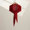 Cachecol Grande de Tricô Liso em Formato de Triângulo para Mulheres na Primavera, Outono e Inverno, Versátil, Quente e Moderno, Cachecol e Xale Decorativo de Cashmere com Recortes