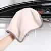 Paño de cocina con borde de rejilla de piña, antiadherente, fuerte absorbente, para limpieza del hogar, colgante, franela de coral
