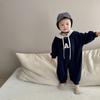 Mono con capucha para bebé, ropa de primavera estilo coreano para niños, mono de bebé, mono de primavera para niño