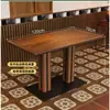 Mesas y sillas comerciales para tabernas y restaurantes, restaurante de té retro, mesas y sillas para salones privados de hotel, mesas y sillas de bar estilo americano, sillas de madera maciza