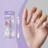 Pluma Nymixa 2 en 1 para Cuidado de Uñas Hidrata y da Brillo a la Superficie de la Uña, Pluma Portátil para el Cuidado Diario de las Uñas