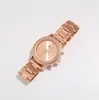 Estilo Coreano Negocios Banda de Acero Diamante Mano Luz Lujo Cuarzo Reloj Femenino Moda Casual Cuarzo Reloj Fabricante Mayorista